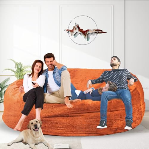 Bean Bag Chair for Adults 3FT, Soft Removable Cover, Light Gray M535251