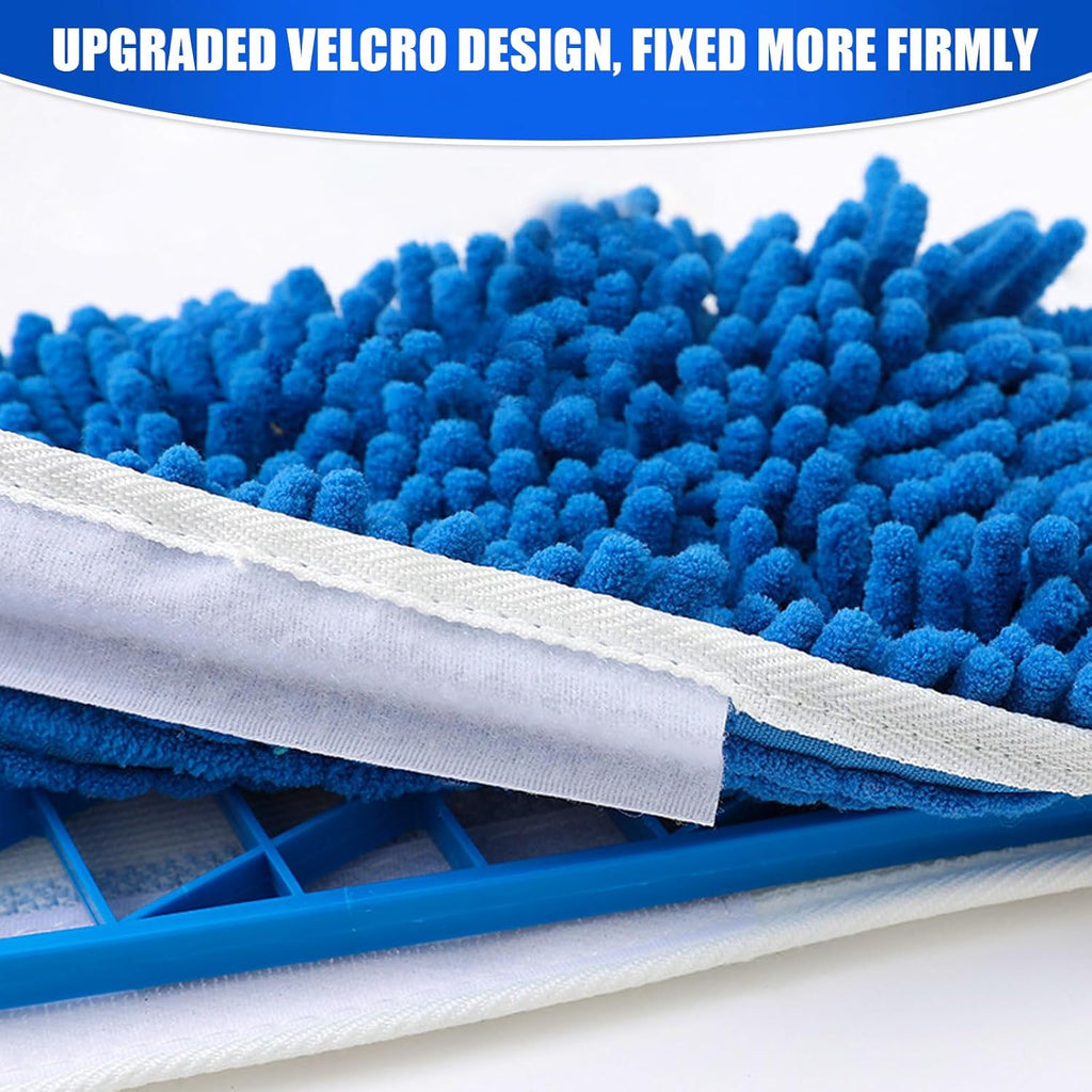 2 Pack Microfiber Mop Refills Compatible with O-Cedar Dual-Action Flip Mop D4314