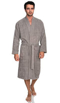TowelSelections Mens Robe, 100% Cotton Terry Cloth Bathrobe, Soft Kimono Bath Robe for Men XS-4X