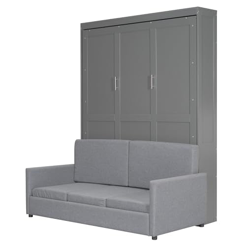 Ball & Cast Murphy Bed Queen Size with Cushion, White B692