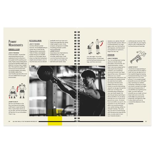 Men's Health 28-Day Belly Fat Burner Workout Planner Q30314