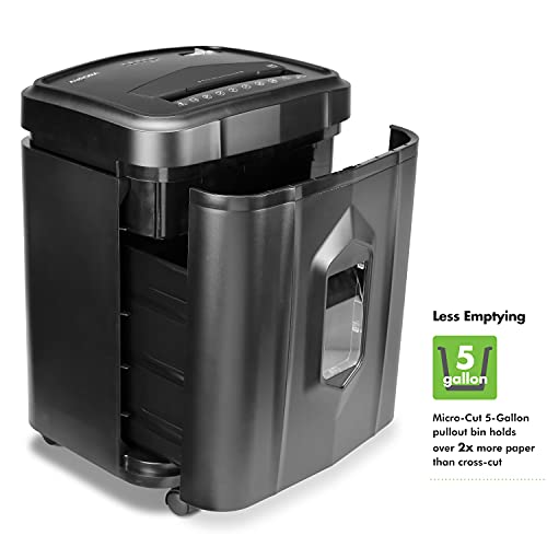 Aurora AU120MA 120-Sheet Micro-Cut Paper Shredder, 30 Minutes, Black L8839