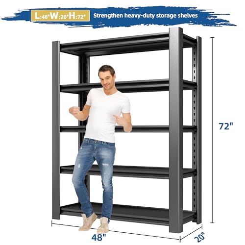 Heavy Duty Garage Shelving Unit 5-Tier Metal Storage Rack U725310