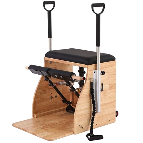 Pilates Chair,Pilates Reformer Machine for Home,Stability Pilates Pro Chair Equipment,Yoga Pilates Fitness Trainer