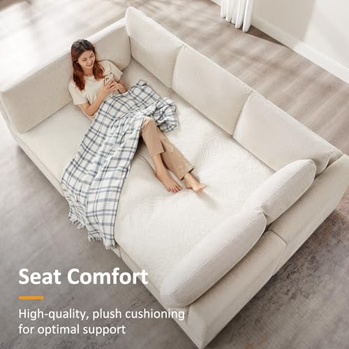 Modular Sectional Sofa with Ottoman for Small Apartments U669203