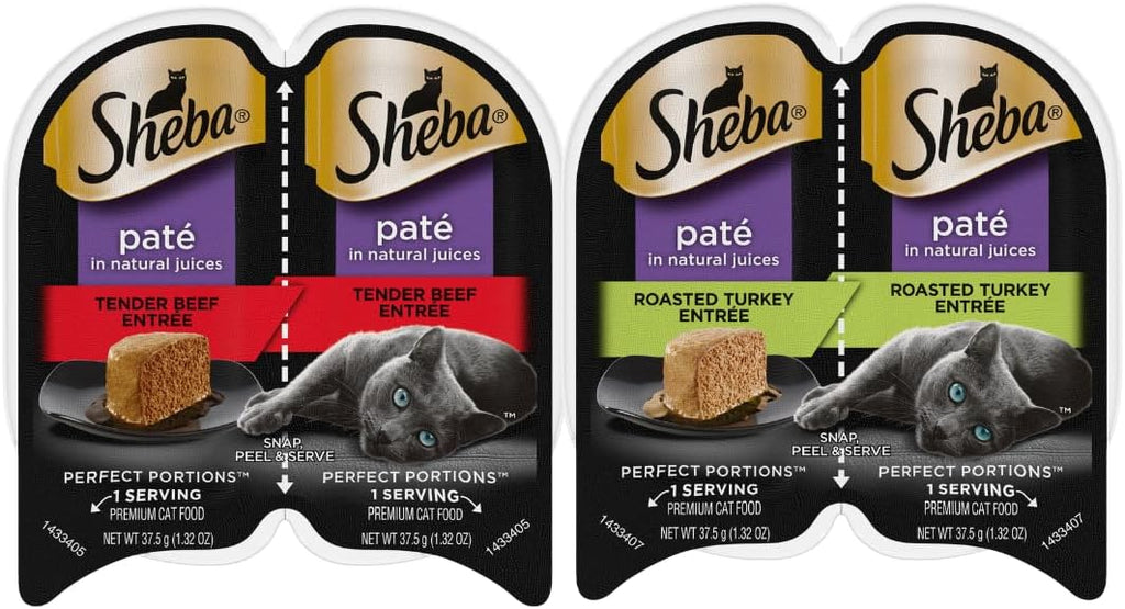 LarasBundle Sheba Cat Food Wet Variety Pack, 24 Servings I205941