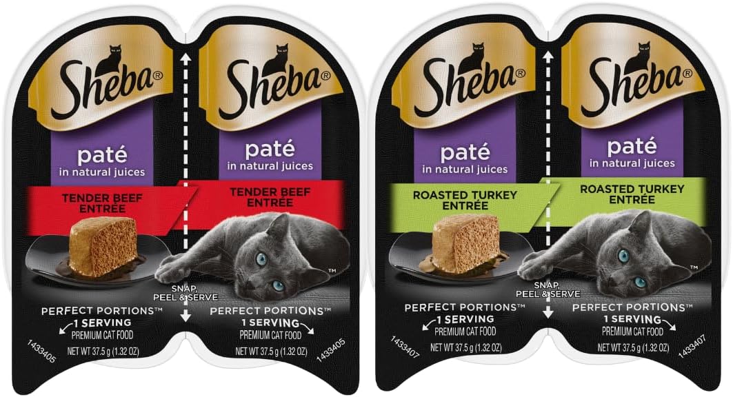 LarasBundle Sheba Cat Food Wet Variety Pack, 24 Servings I205941