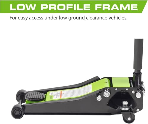 ARCAN Tools 3-Ton Quick Rise Aluminum Floor Jack with Dual Pump Pistons I786