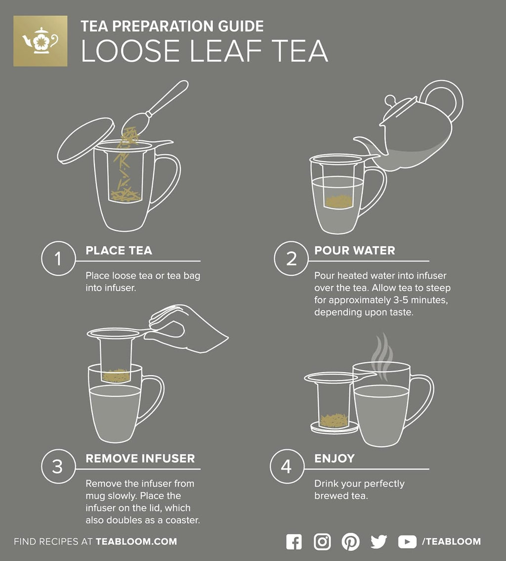 Teabloom Double-Wall Glass Mug with Stainless Steel Infuser and Lid, 15 OZ Q23859