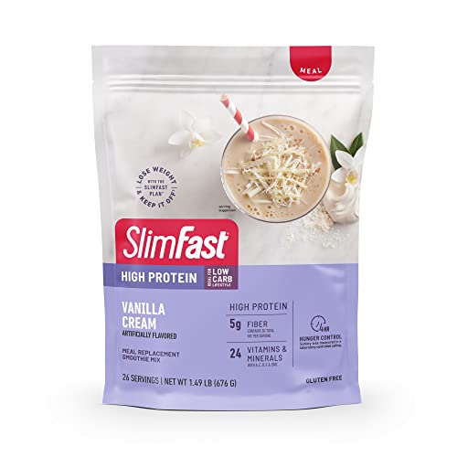 SlimFast Protein Shake, Chocolate, 20g Protein, Meal Replacement, 12 Count R712103