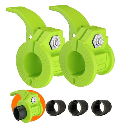 Barbell Clips 1 inch Barbell Clamps 0.9-1.18inch Quick Release Weight Clips for Bars Multi-Size Adjustable Olympic Barbell Clamps (All red 0.9-1.18inch)