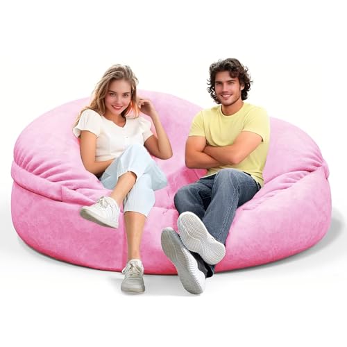 Bean Bag Chair for Adults 3FT, Soft Removable Cover, Light Gray M535251