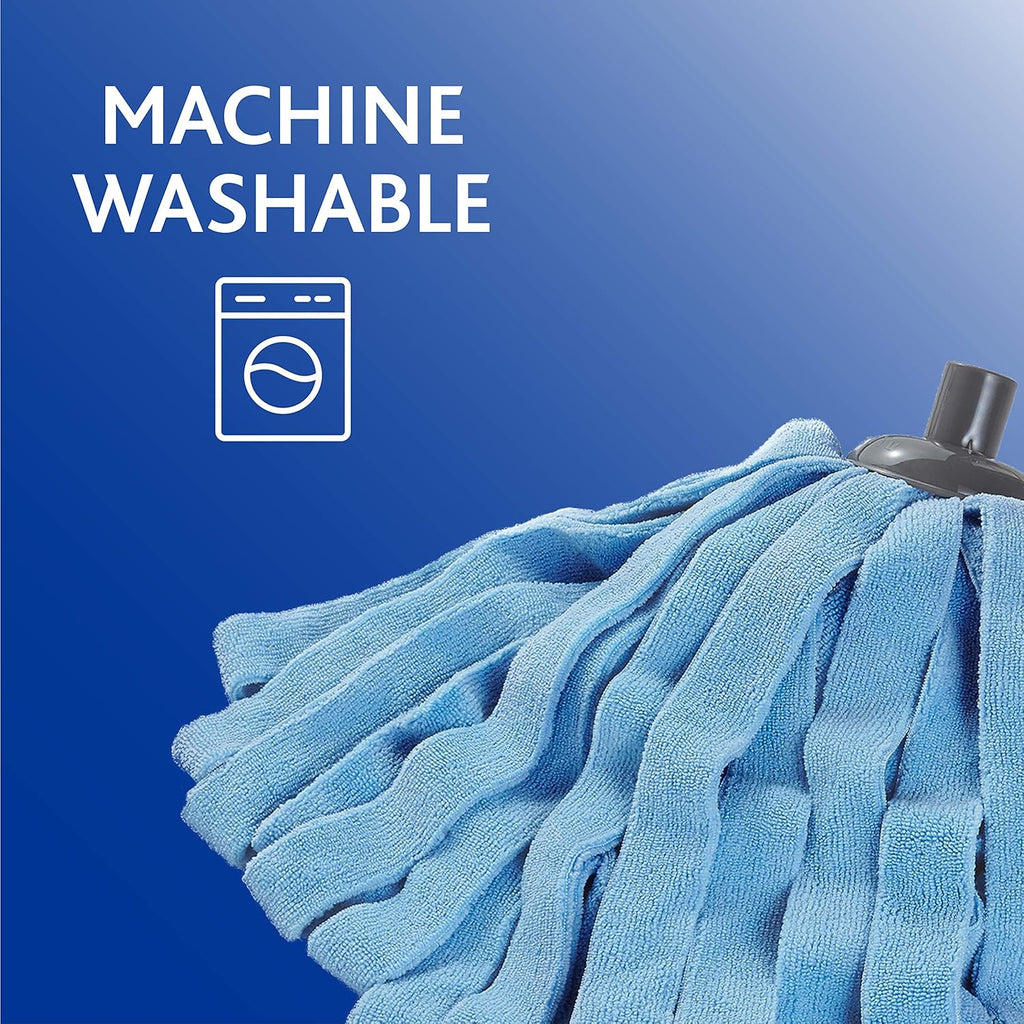 O-Cedar Microfiber Cloth Mop Refill, Blue, 2-Pack N29674