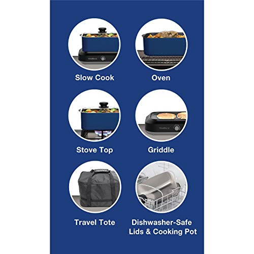 West Bend 87905R Slow Cooker 5-Quart Red K75558
