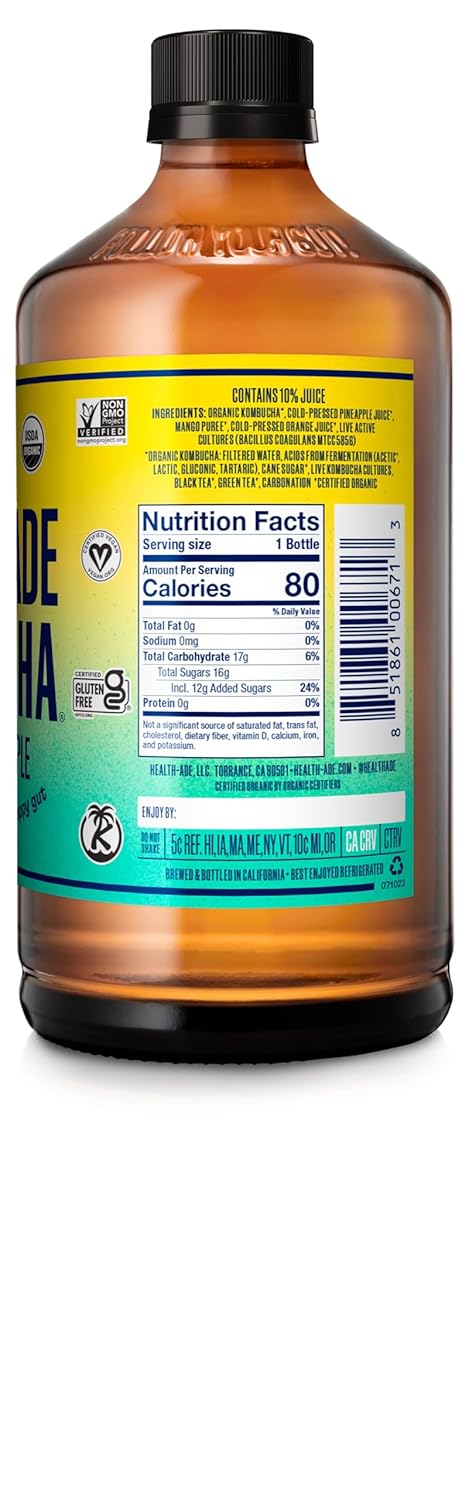Health-Ade Tropical Punch Kombucha 16oz Z47269