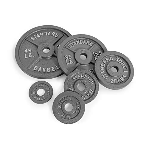 CAP Barbell Olympic 2-Inch Weight Plates Gray X2418