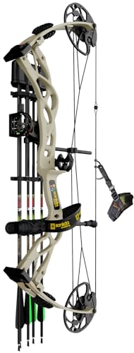 Sanlida Dragon X9 Ready to Hunt Compound Bow Package for Adults, Archery Compound Bow and Arrow Set, 0-70 Lbs Draw Weight, No Bow Press Needed, Limited Life-time Warranty