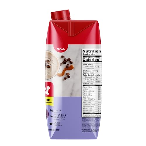 SlimFast Protein Shake, Chocolate, 20g Protein, Meal Replacement, 12 Count R712103