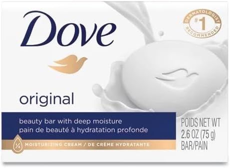 Dove White Beauty Bar with Deep Moisture 2.6 oz (Pack of 3)