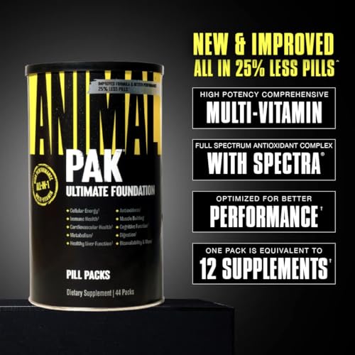 Animal Pak Daily Multivitamin & Supplement Pack for Men and Women, 30 Count F8200