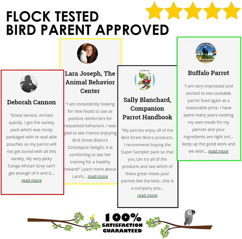Tropical Feast Bird Street Bistro Natural Parrot Food D409356