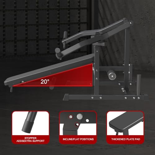 Weight Bench Chest Press Machine with 7 Adjustable Positions K877