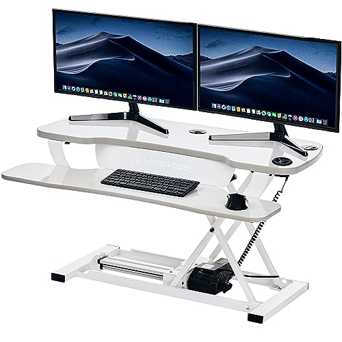 VERSADESK PowerPro™ 36 Inch Electric Standing Desk Converter, Black H627
