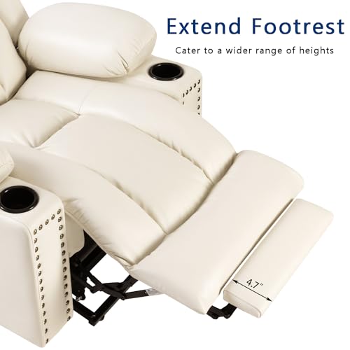 Large Power Lift Chair Recliner for Elderly with Heat and Massage, Dark Brown W500