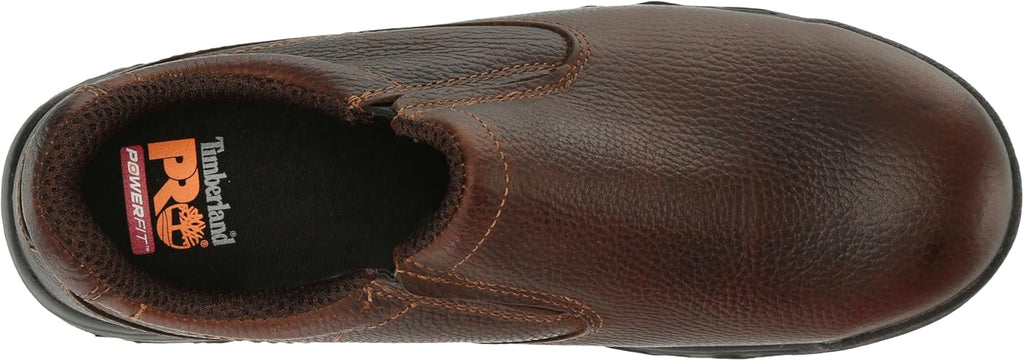 Timberland PRO Men's Titan Slip On Alloy Safety Toe Work Shoe, Camel Brown, 10.5 Z8468