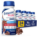 Ensure Plus Milk Chocolate Nutrition Shake with Fiber, 8 fl oz, 24 Pack Y704782