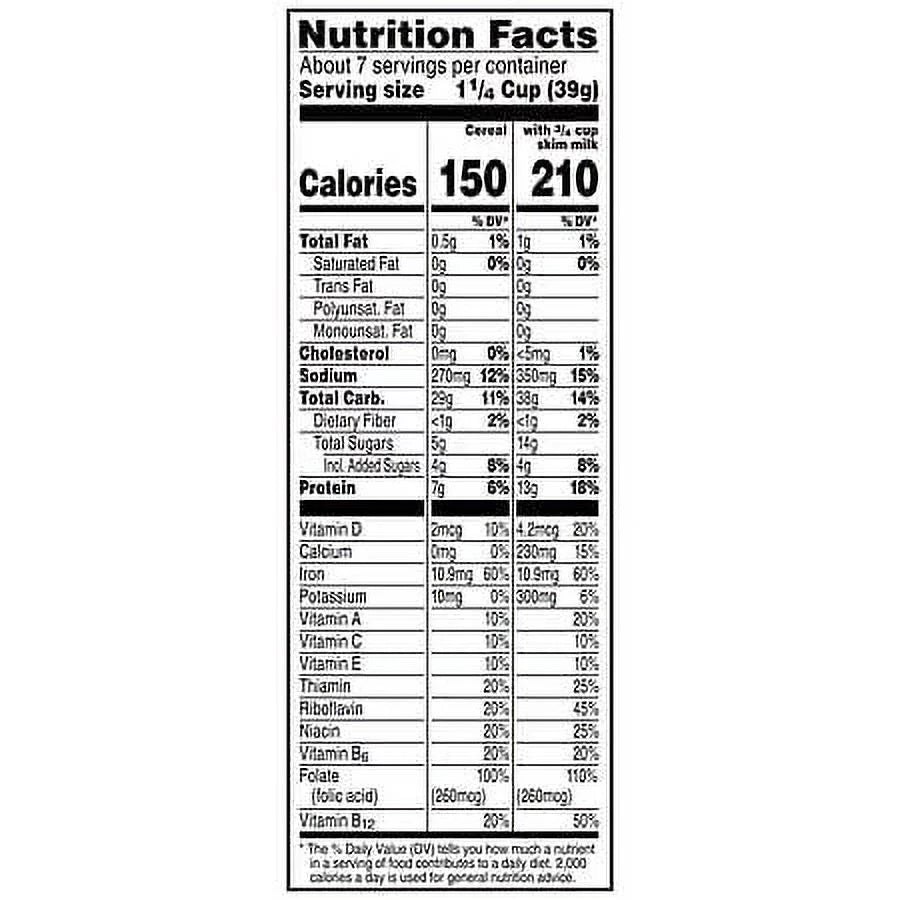 Special K Original Cold Breakfast Cereal, 9.6oz, 2-Pack Z298170