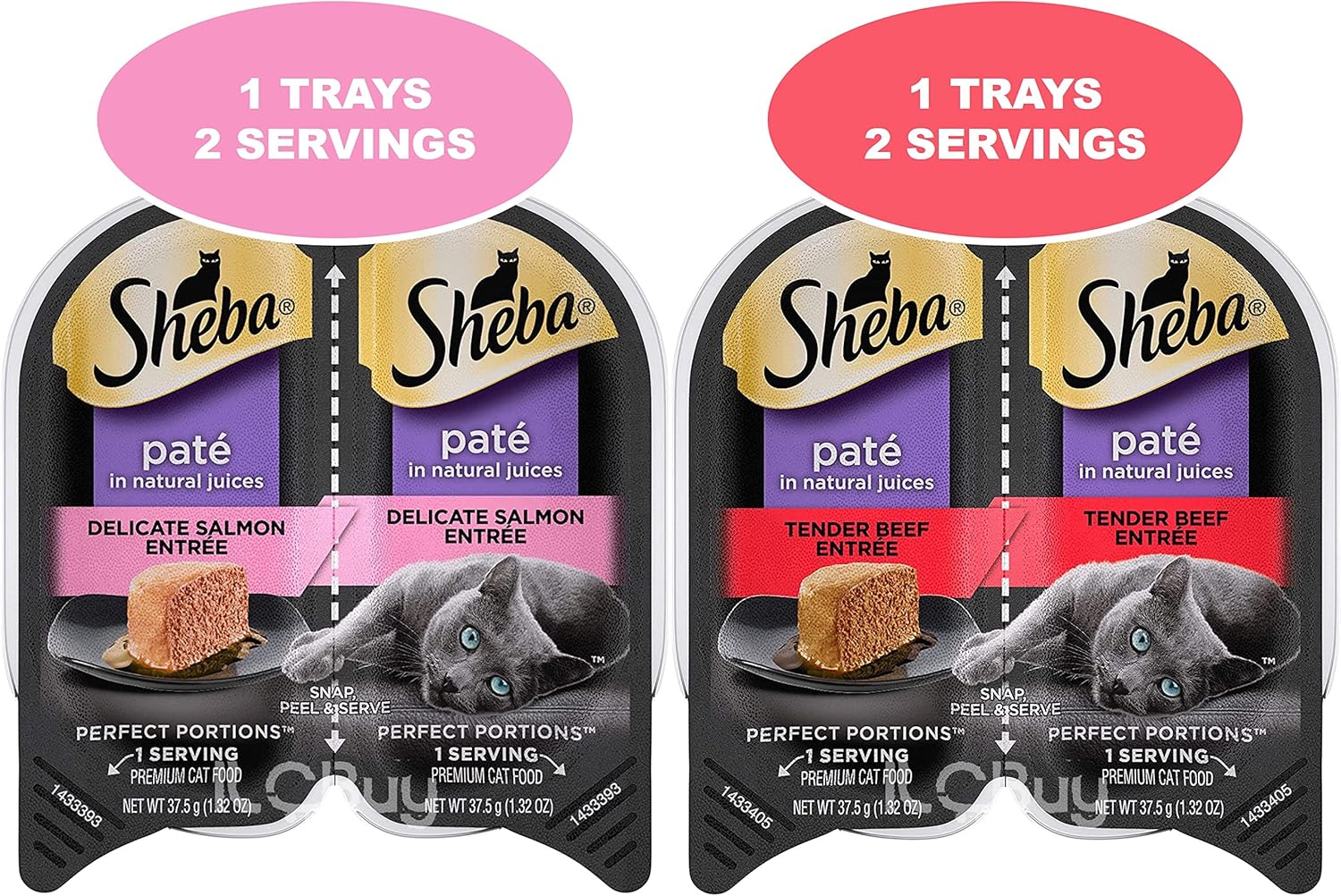 Sheba Perfect Portions Cat Food Variety Bundle with Toy and Booklet P139425