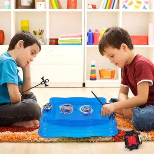Bey X Blades Stadium Large, 4 Battle Tops 2 Pack with Launchers, Toys for Boys & Girls 6+ B931