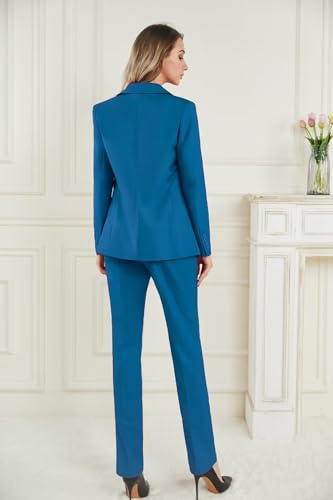 Women's 2 Piece Tuxedo Suit Set Notched Lapel Slim Fit R6782