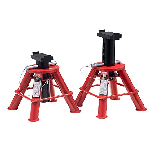 Sunex 1410 10-Ton Pin Type Jack Stands, Pair R896444