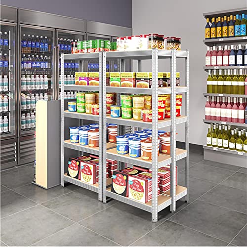 Yaheetech 5-Tier Heavy Duty Garage Shelving Unit, Adjustable Metal Storage Rack, Blue J339478