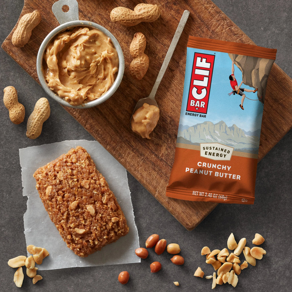 CLIF BAR Crunchy Peanut Butter & White Chocolate Macadamia Nut Variety Pack Energy Bars, 18 Count U845666