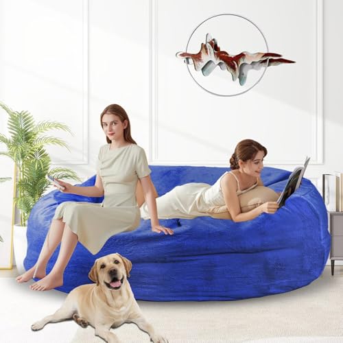 Bean Bag Chair for Adults 3FT, Soft Removable Cover, Light Gray M535251
