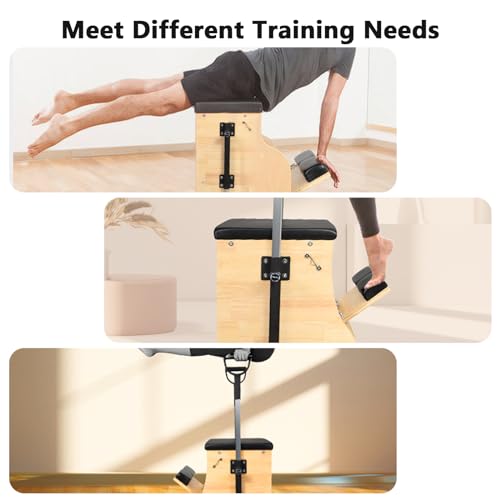 Pilates Chair Split-Pedal Stability Combo with Handles F914733