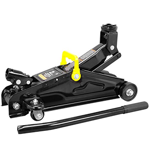 BIG RED Torin Hydraulic Trolley Floor Jack with Storage Case, 1.5 Ton Capacity, Black J906585
