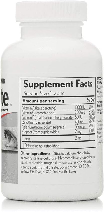 Bausch & Lomb Ocuvite Eye Vitamin & Mineral Supplement with Lutein, 240 Tablets H9587