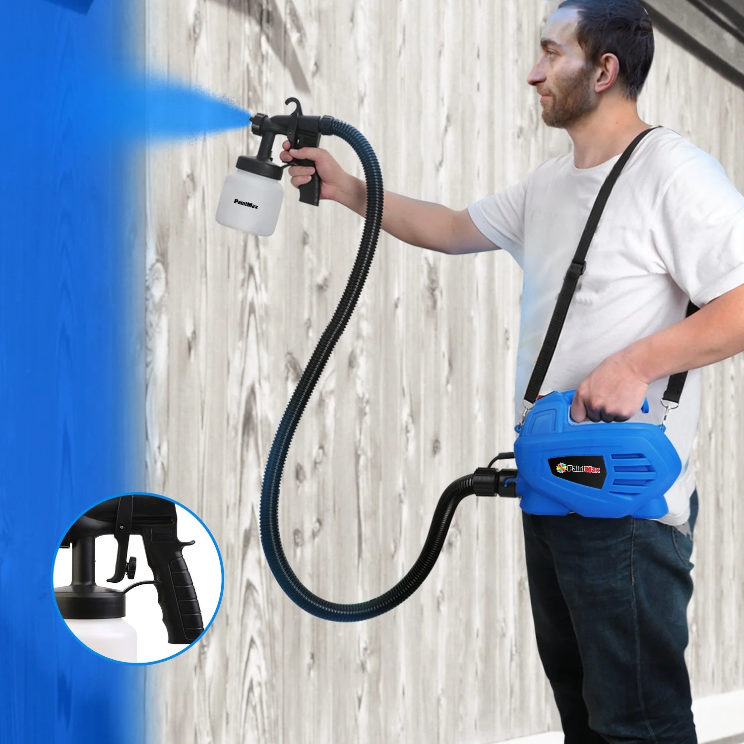 Paint Sprayer, iMounTEK 800W Electric Paint Applicators with 3 Patterns, Easy to Clean, for Cabinets, Fence, Walls, Door