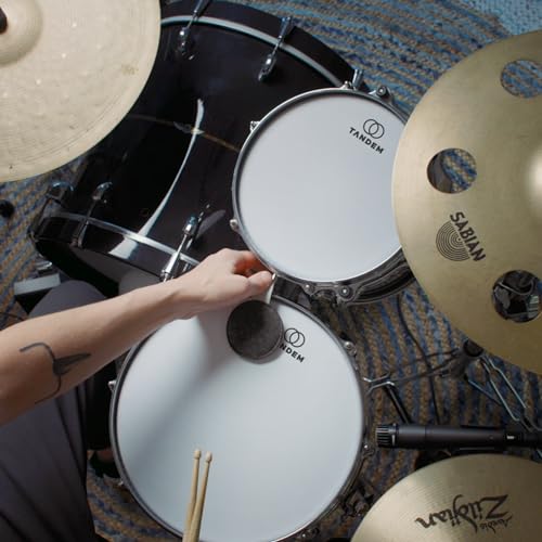 Drops™ By Tandem Drums Weighted Felt Pod Dampener for Drums (Set of 4) V27092