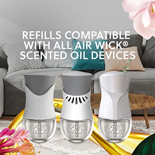 Air Wick Plug in Scented Oil Refill, 7ct, Lush Honeysuckle & Raspberry P46956