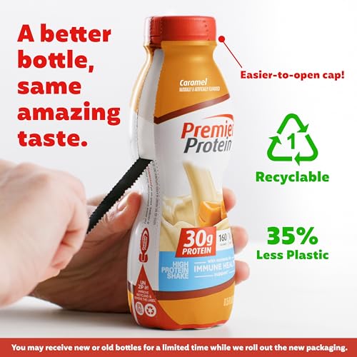 Premier Protein Shake Café Latte, 30g Protein, 11.5 fl oz, 12 Pack B4466