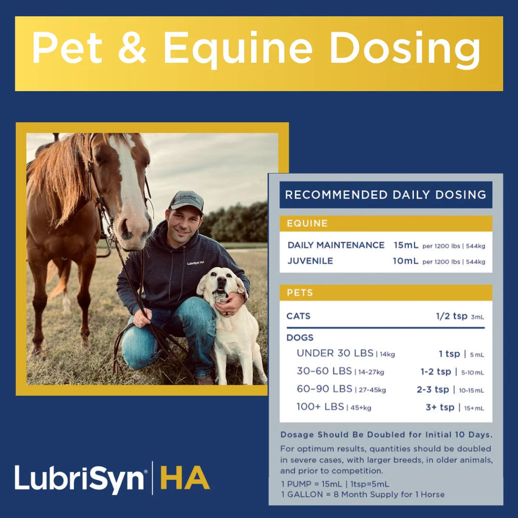 LubriSyn HA Joint Supplement for Equine & Pet, 32 oz J452840
