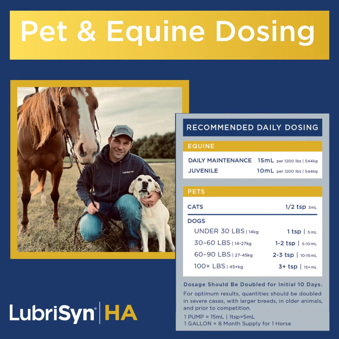LubriSyn HA Joint Supplement for Equine & Pet, 32 oz J452840