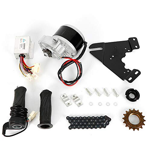 TBVECHI 24V 350W Electric Bicycle Motor Kit, E-Bike Electric Bike Left Side Drive Motor Kit Mountain Bike Conversion Set for Most of Bicycle Wheel Hub Diameter Less Than 36mm