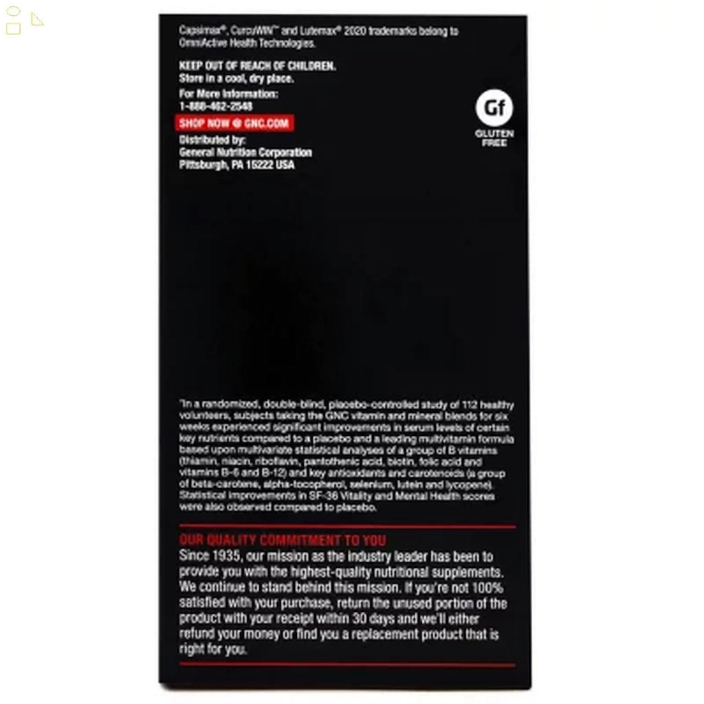GNC Mega Men Energy & Metabolism Multivitamins 180 Ct. Q589557