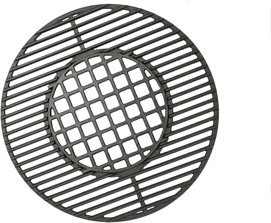 C8H35 Cast Iron Cooking Grate for Weber 22.5 Inch Kettle, Performer & Charcoal, Heavy Duty Cast Iron, Part Number 8835